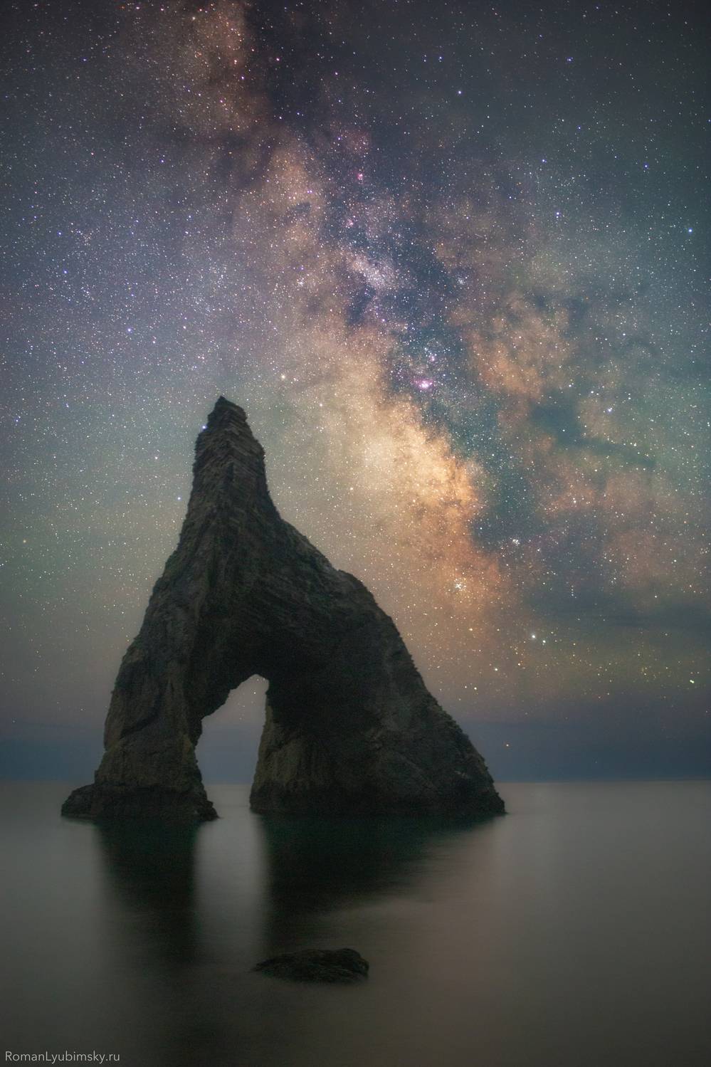 крым, коктебель, золотые ворота, ночь, асропейзаж, фототуры, фототуры по крыму, скала, астро,, Любимский Роман
