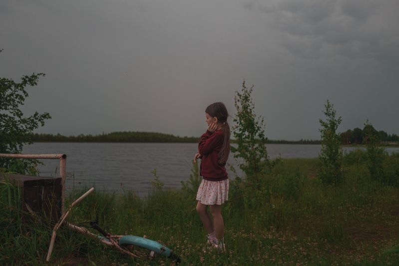 на озере фото превью