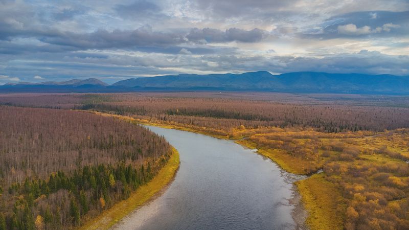 югыд-ва, республика коми, кожым Осенний Кожым фото превью