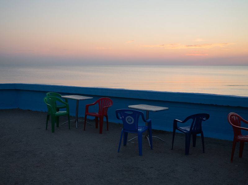 северодвинск, ягры, пляж, белое море, Уходящий свет фото превью