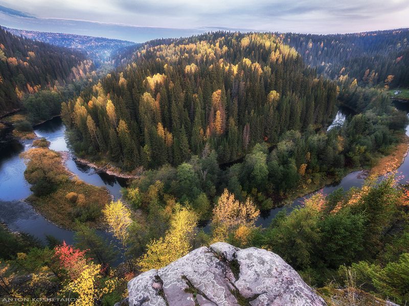 река Вижай, Пермский край, сентябрь 2025г фото превью