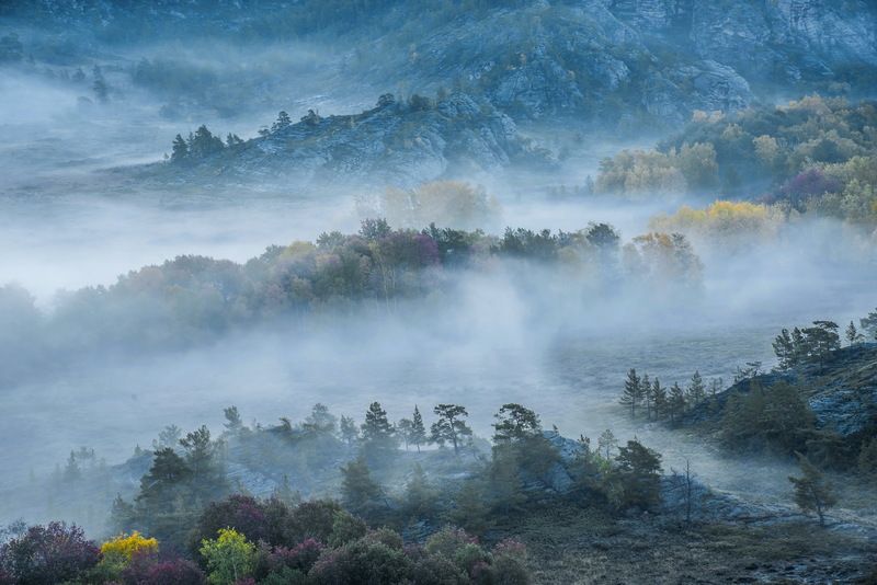 каркаралинск  кент горы Утро В Кенте фото превью