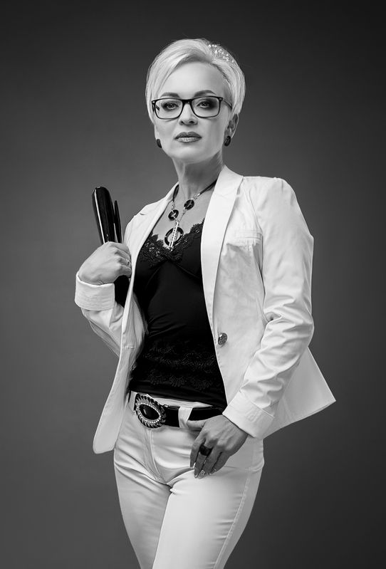 женщина, портрет, чб *** фото превью