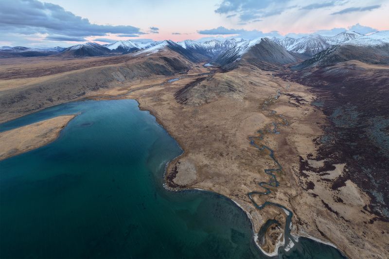 алтай, хребет чихачева, чихачева, рассвет, киндыктыкуль, горный алтай, республика алтай, осень, нарын-гол Хребет Чихачева, Алтай фото превью