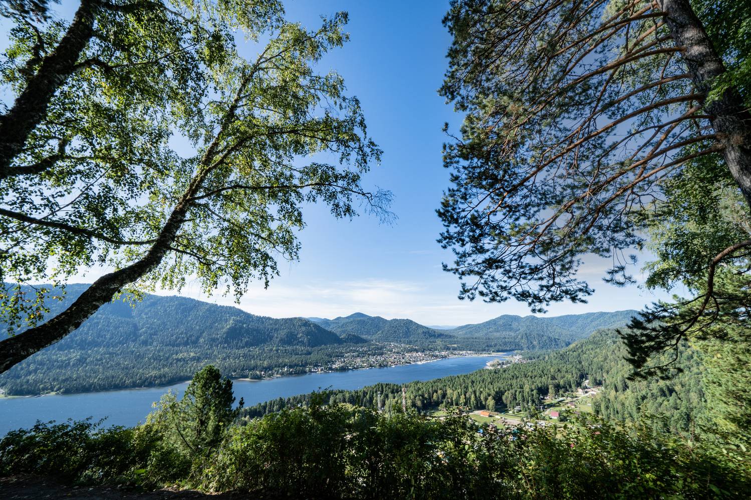 Россия, Горный Алтай, село Артыбаш, Телецкое озеро, рассвет, гора Тилан-Туу, Гаврилов Юрий