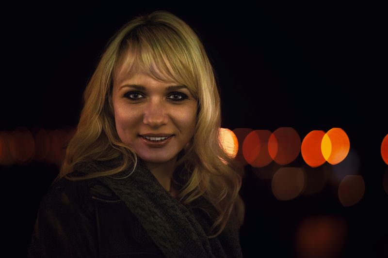 Ночной портрет фото превью