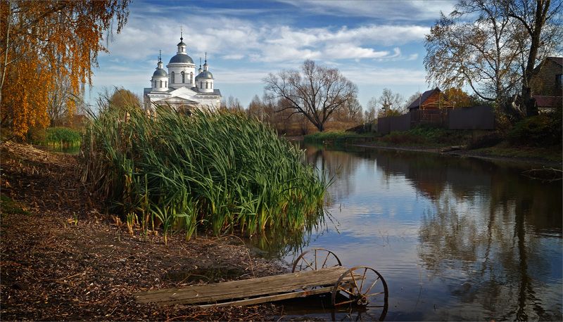Сельская осень фото превью