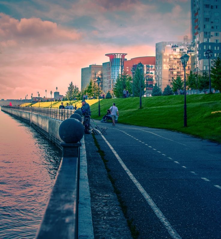 Набережная Волги. фото превью