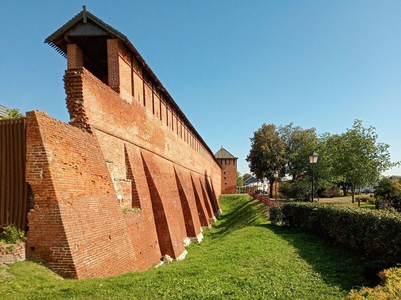 коломна, кремль, ямская башня Коломна. Крепостная стена и Ямская башня фото превью