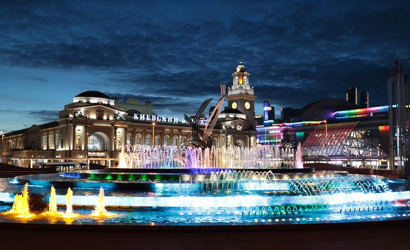 Киевский вокзал. Москва. фото превью