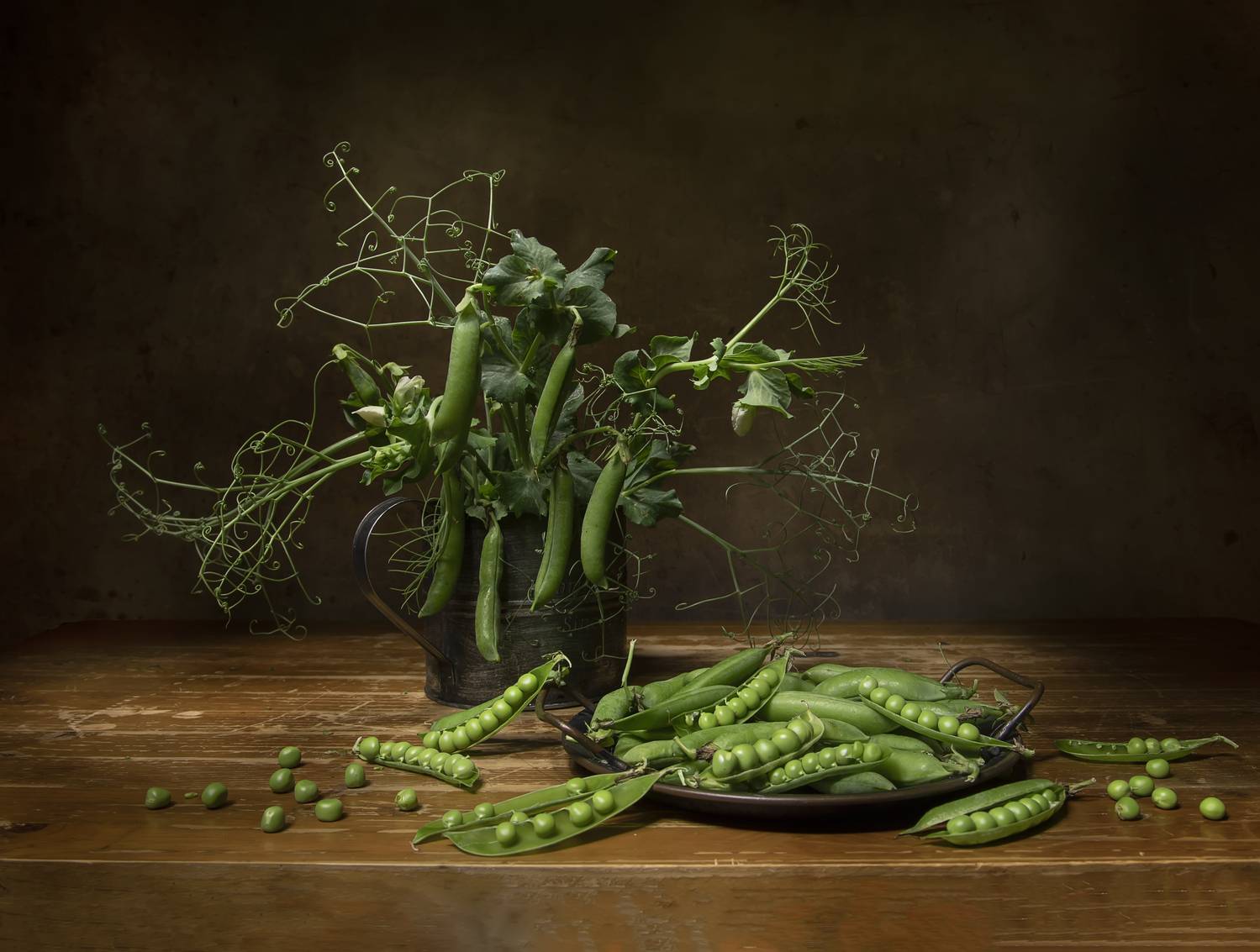 натюрморт, горох, Татьяна Феденкова