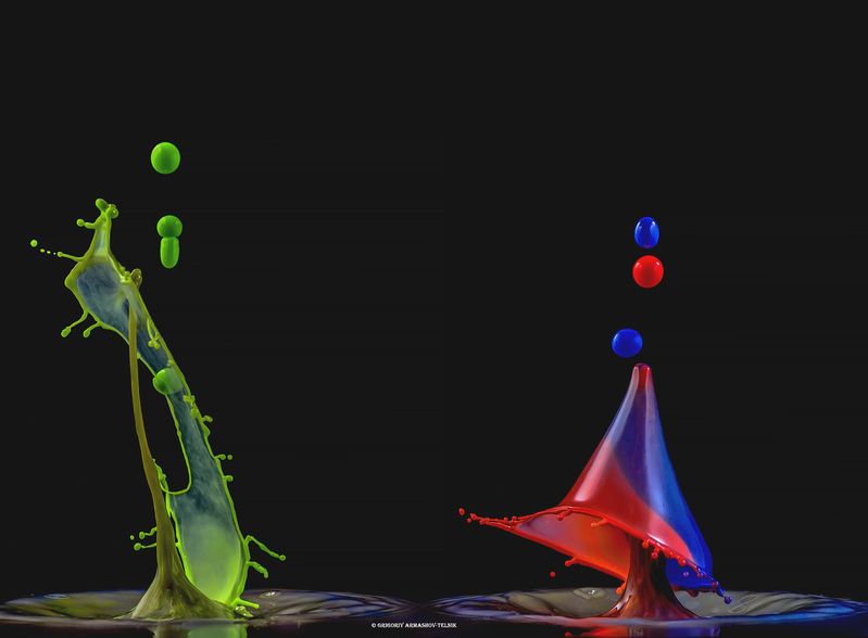 #color_image, #color, #drop, #liqiud, #macro, #water, #macrophoto Color drops фото превью