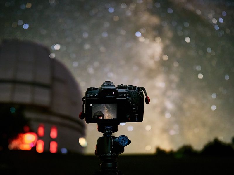 Архыз, ночь, звёзды, Млечный путь, боке Фото астрофото фото превью