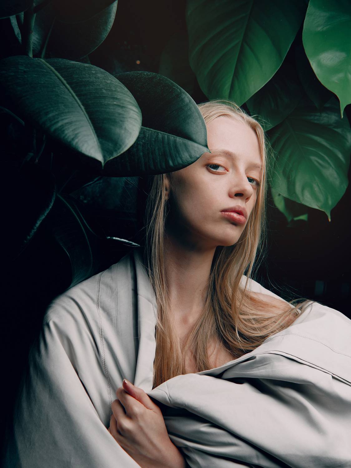 цветы, оранжерея, природа, девушка, портрет, Евлантьев Семен