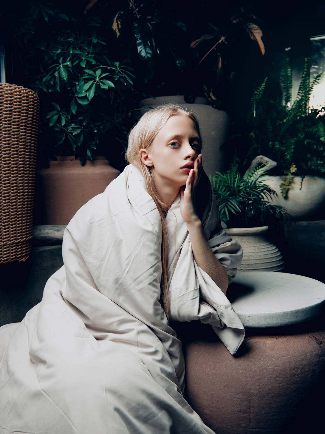 портрет, оранжерея, краснодар, девушка, Евлантьев Семен