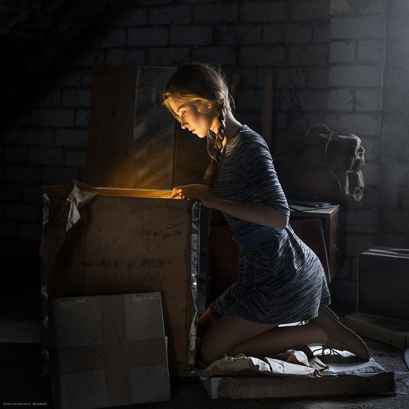 Art photo, Atmospheric, Beautiful, BegmaD, Color, D610, Dantar90, Light, Model, Nikon, Portrait, Атмосферное фото, Мягкий свет, Портрет, Свет Сокровища старого чердака фото превью