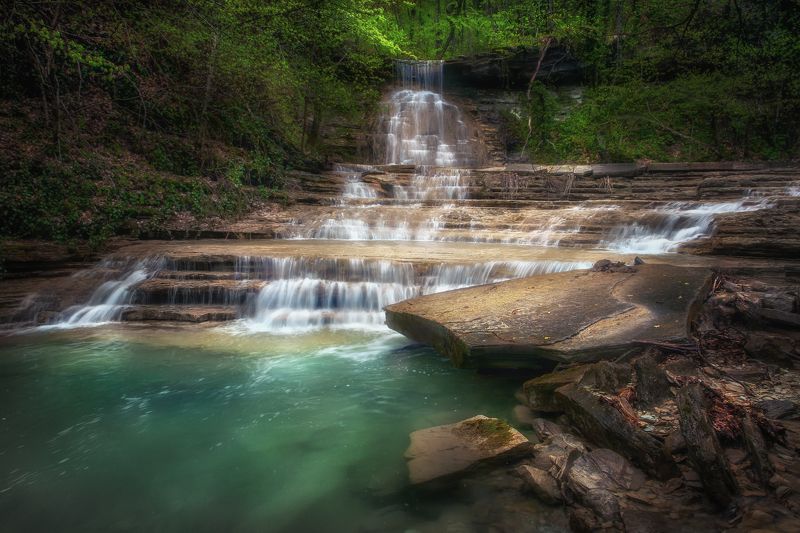 водопад  фото превью