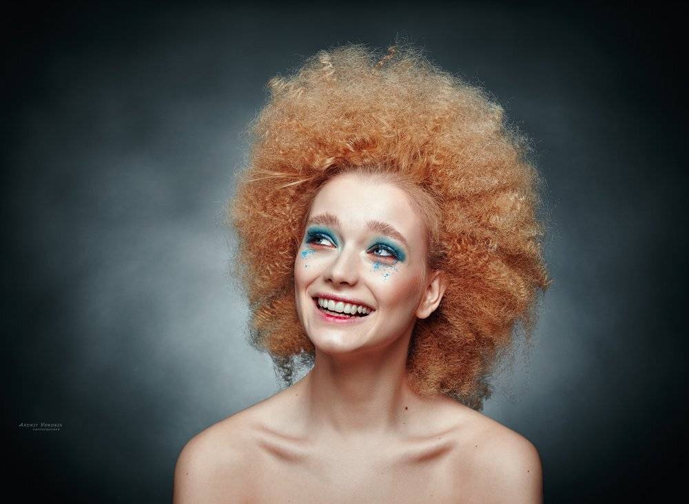 девушка,портрет,улыбка,макияж,прическа,стиль,цирк,смех,, Андрей Воронин