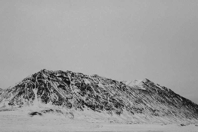 Арктика, Север, чб Хмурое весеннее фото превью