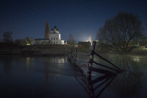 Ночное весеннее Осенево