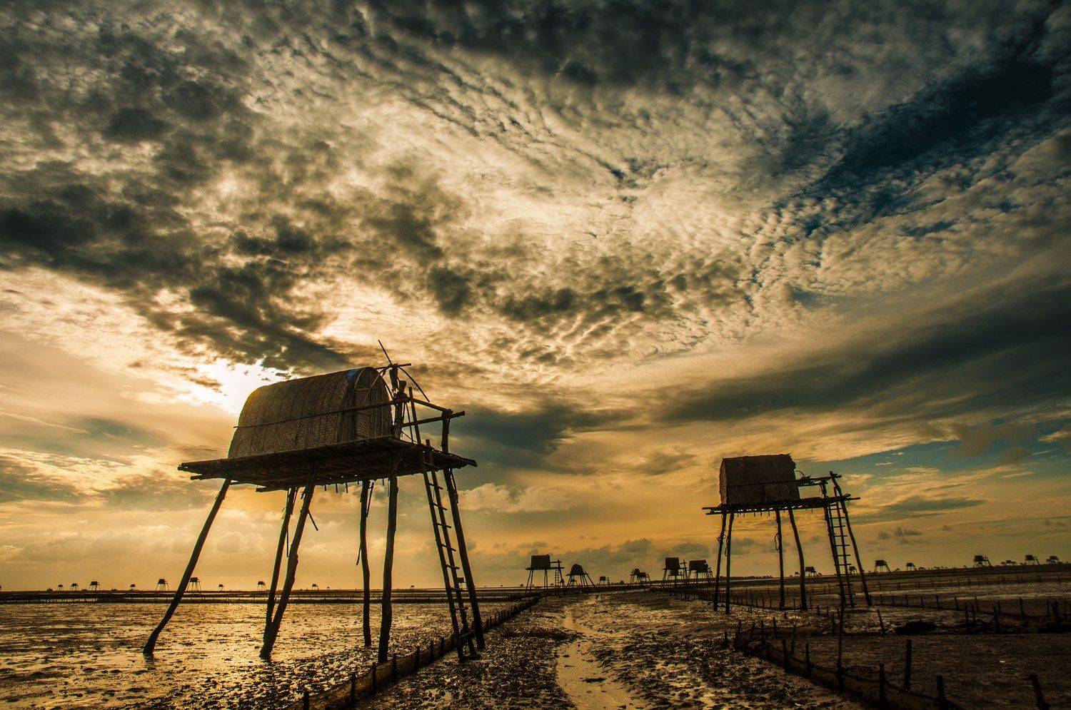 Beach, Beautiful, Cloud, Clouds, Dawn, Dong Chau, Ocean, Sea, Sky, South east asia, Sun, Sunlight, Sunrise, Sunset, Tien Hai, Vietnam, Nguyen Trung Duc