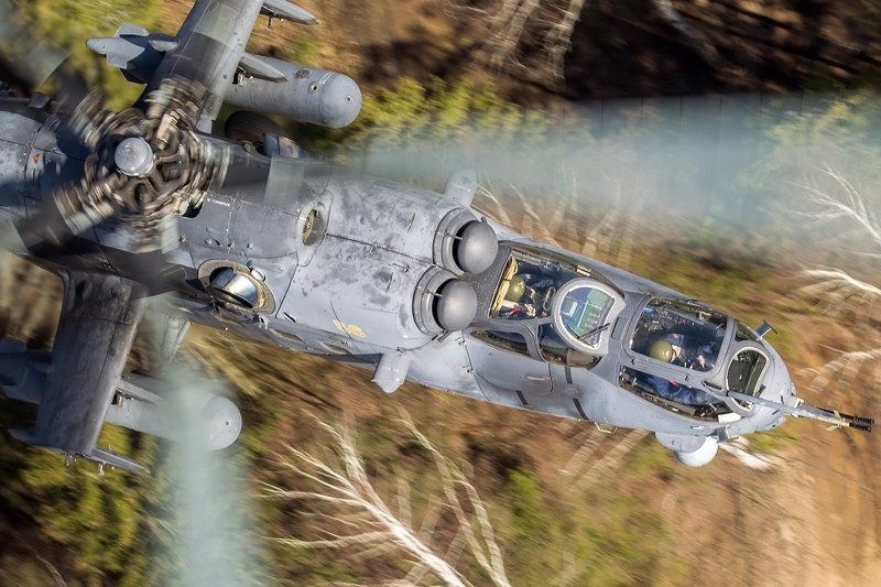 Вертолет, Ми-35, Парад, Победа Рассекая воздушную гладь фото превью