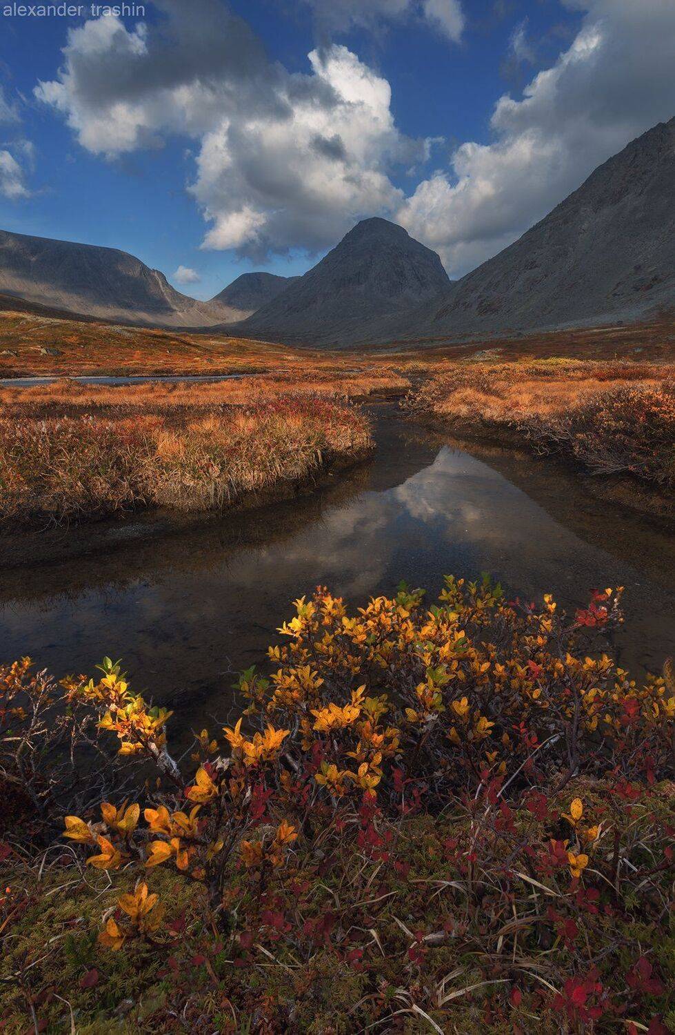 кольский полуостров, малая белая, осень, пейзаж, хибины, Александр Трашин