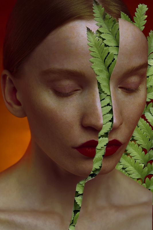 colorful, ginger, green, nature, orange, plants I am NATURE фото превью