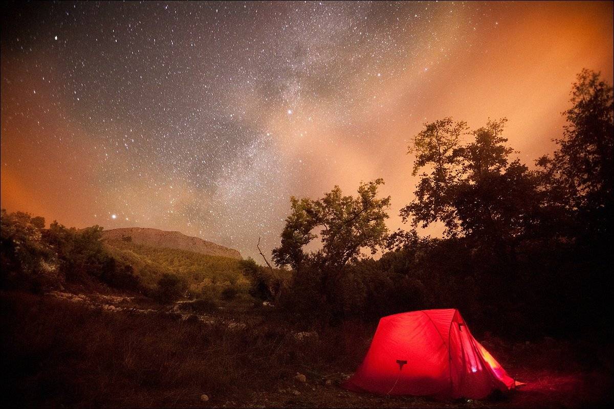 Горы, Ночь млечный путь, Копычко Михаил