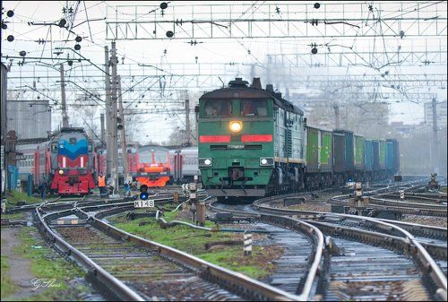 Рабочий тепловоз 2ТЭ10м