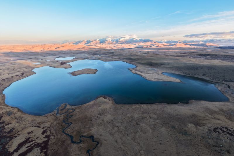 алтай, хребет чихачева, чихачева, рассвет, киндыктыкуль, горный алтай, республика алтай, осень, нарын-гол Озеро Киндыктыкуль, Алтай фото превью