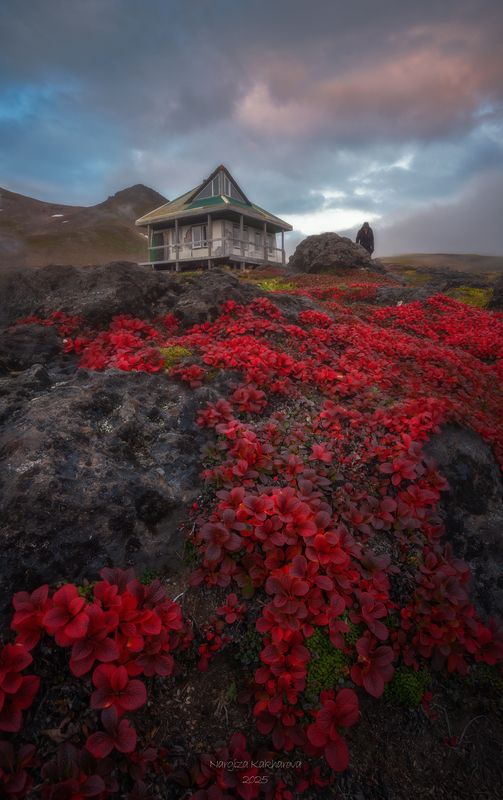 камчатка, осень, облака  фото превью