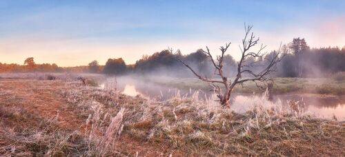 Неман. Морозное утро сентября