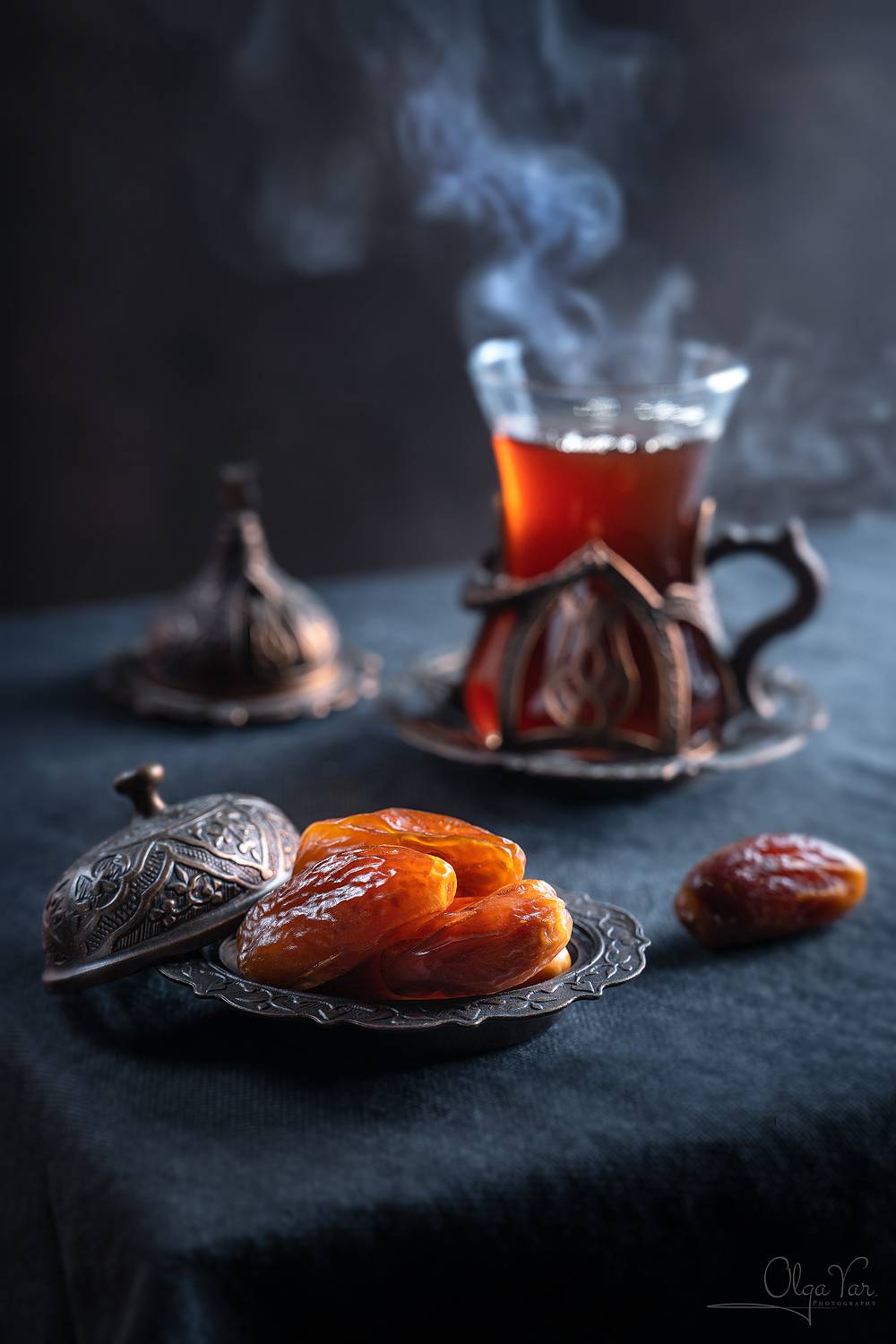 чай, финики, осень, Ольга Яр