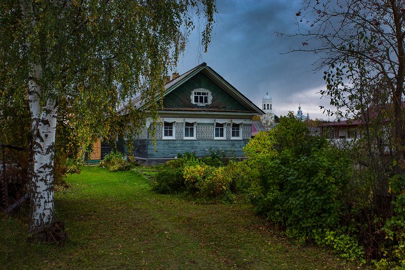 пежма, село, деревня, осень, дом Осенние домики Пежмы фото превью