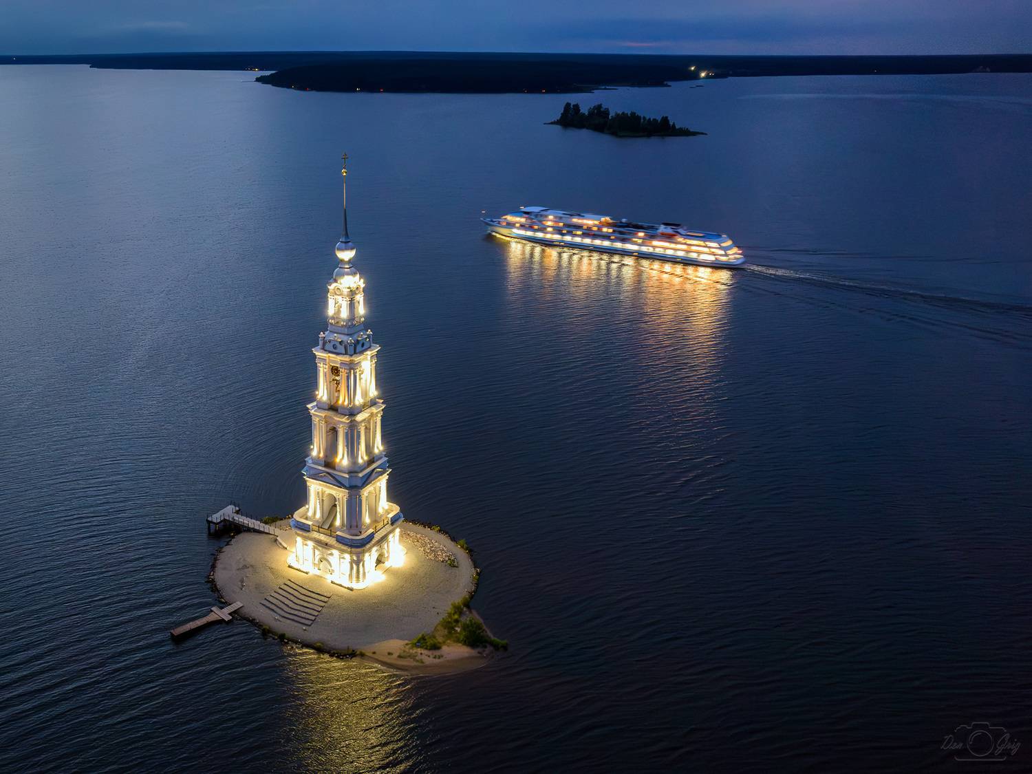 волга, калязин, колокольня, Григорашев Денис