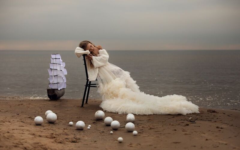 постановочная фотография, необычное, красота, модель, портрет, настроение, художественная работа, эстетика, / My sea______________/ фото превью