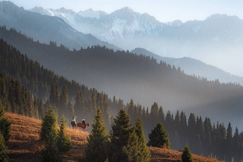 Закат на Кок Жайлау фото превью