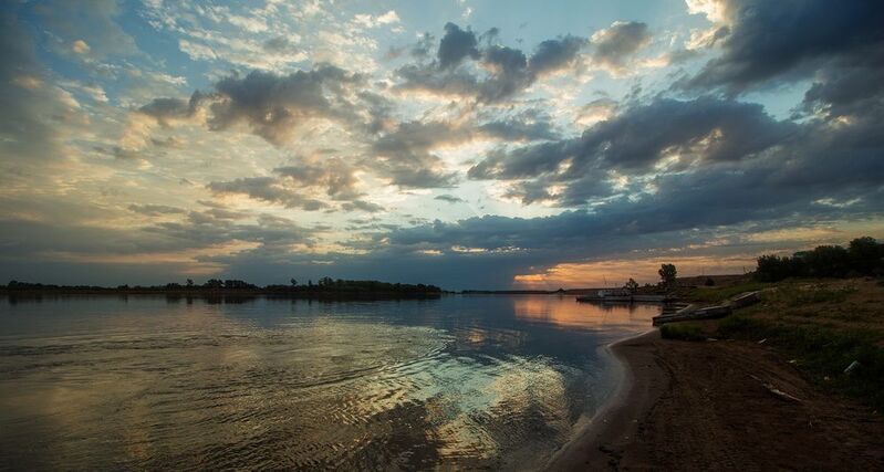 Рассвет на Волге фото превью