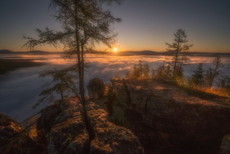 айгир, урал, башкирия, горы Встреча с солнцем фото превью
