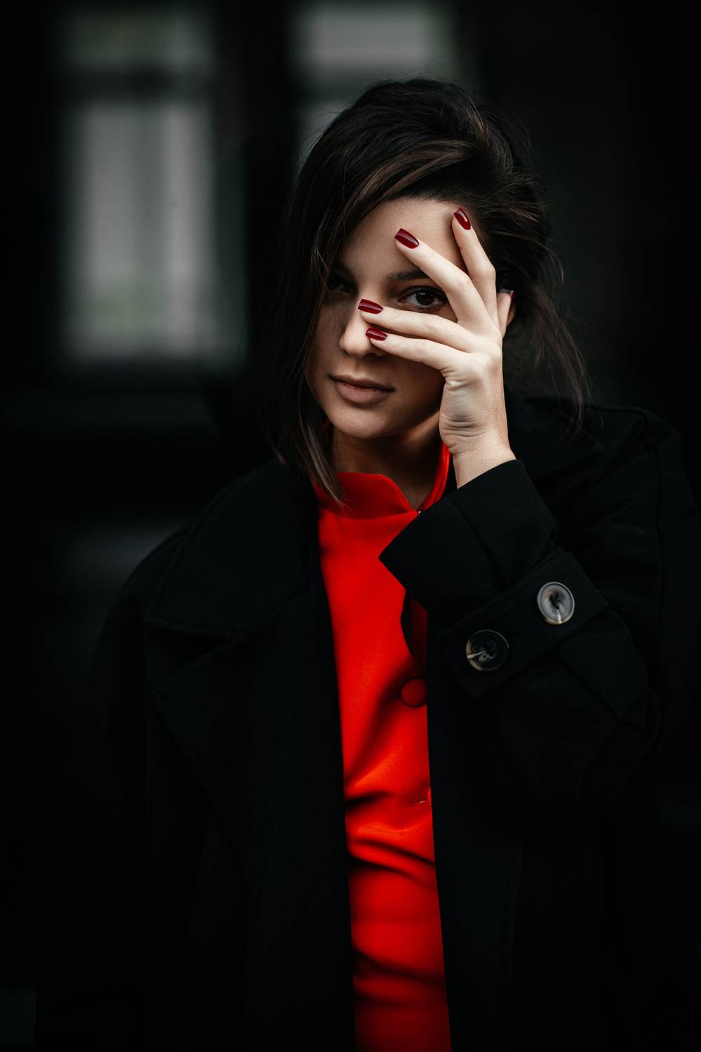 молодая девушка, городской стиль, дворы, на открытом воздухе, Алексей Плешков