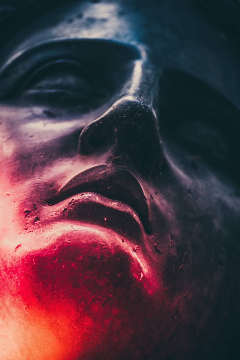 скульптура, скульптуры, накал, лицо, лица, паутина, Владимир Кедров