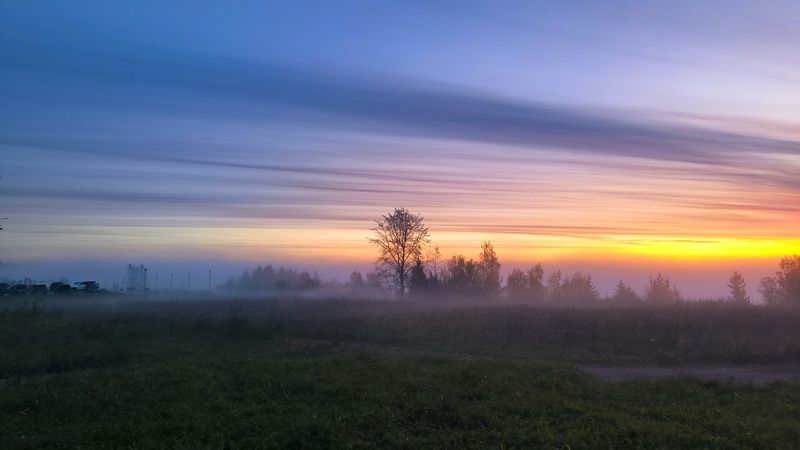 Прохладное октябрьское утро. фото превью