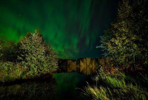 поздний вечер в октябре