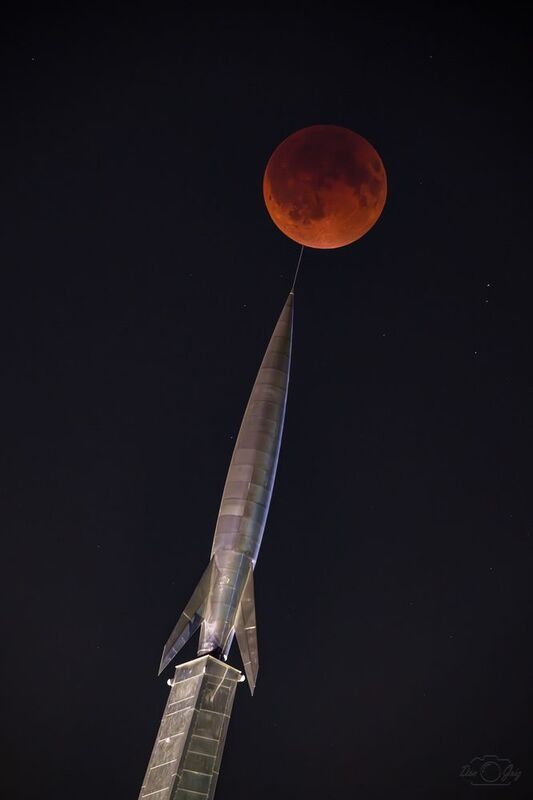 луна, затмение, ракета К звездам! фото превью