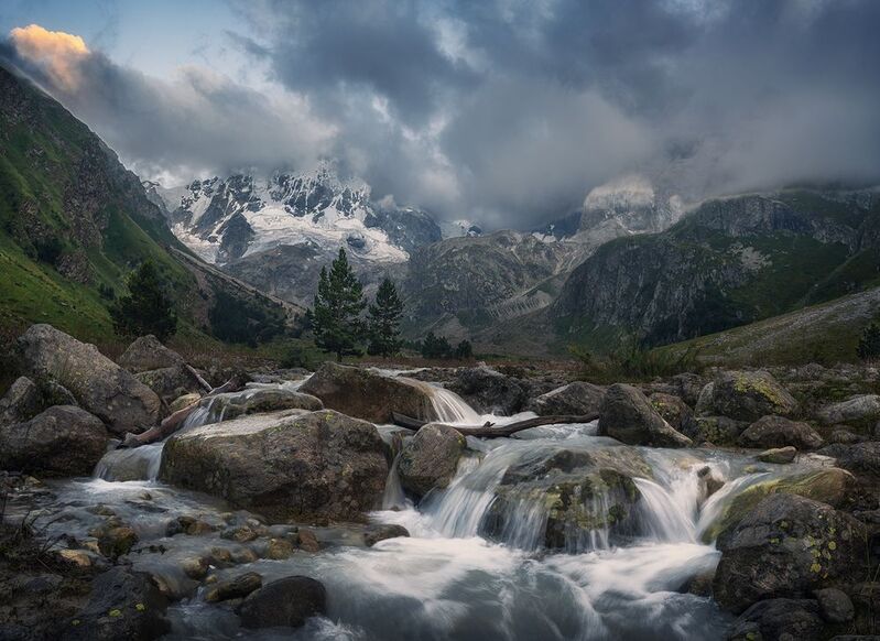 Закат в ущелье Адыр-Су фото превью