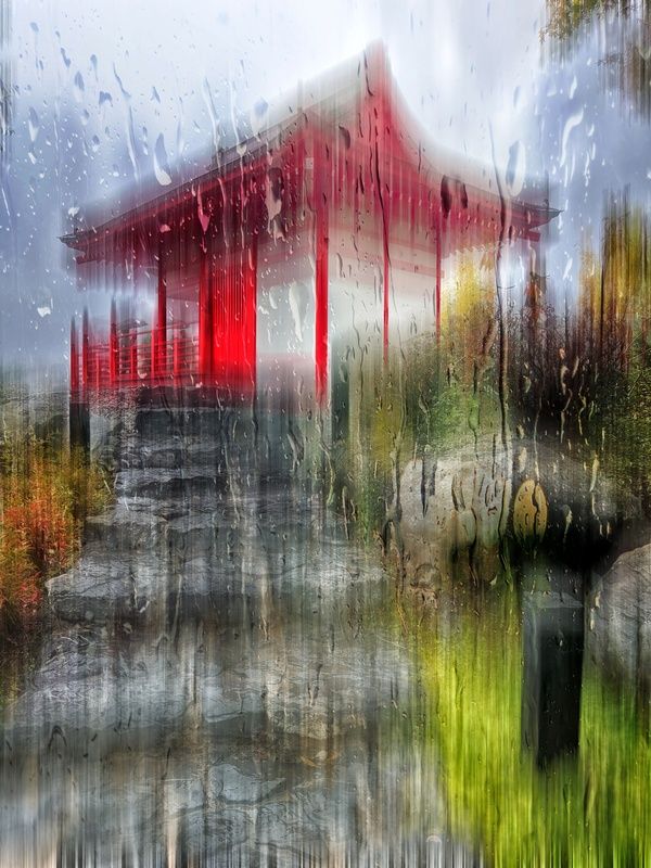 Японский сад фото превью