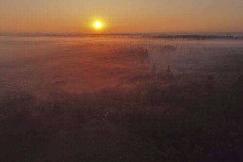 Рассвет в бассейне Истры