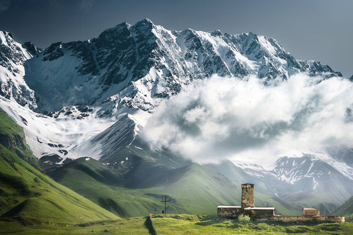 ушгули, грузия, сванетия, кавказ, горы, Купчиков Илья