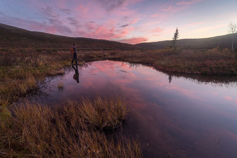Безымянное озеро под вершиной Китчепахк. фото превью